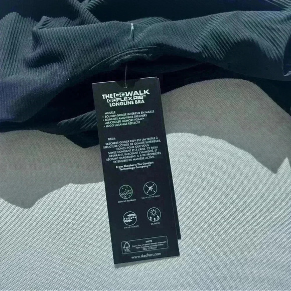 Skechers GO FLEX RIB Longline Bra + Shorts Set - Picture 5 of 11